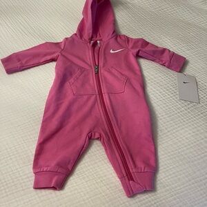 Brand new Nike baby girl one piece .
